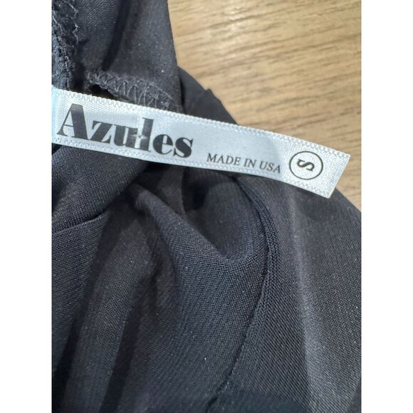 Azules Wide Leg Black Pants, size small - Picture 3 of 13